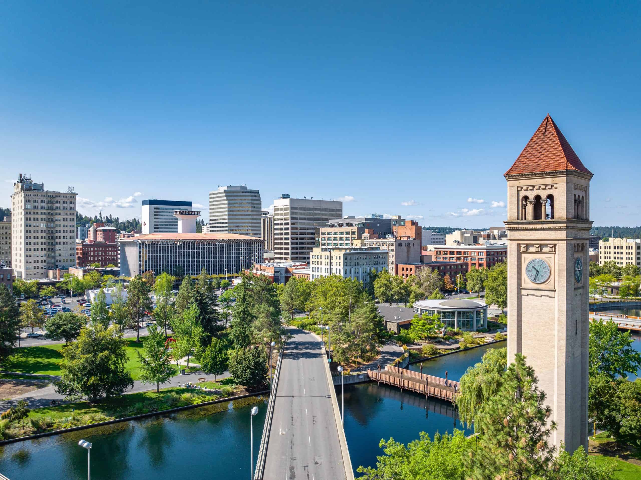 Spokane skyline during the day
